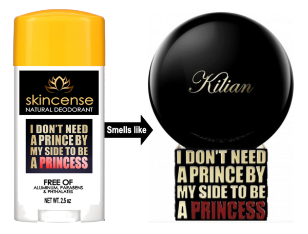 I Don't Need A Prince By My Side To Be A Princess-Scented Handmade Aluminum-Free Deodorant Stick